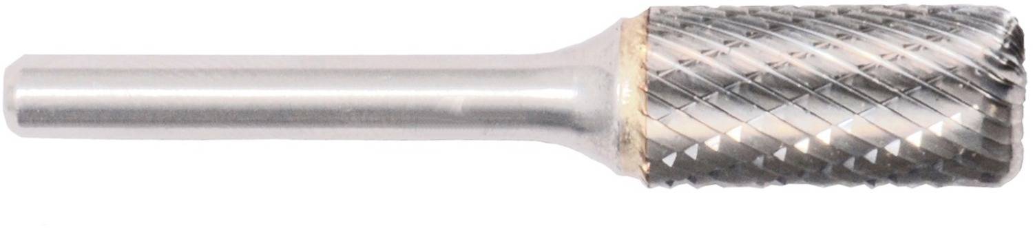 Projahn Hartmetallfräser Form B+ Zylinder abgerundet, Kreuzverzahnung - 3 mm-0
