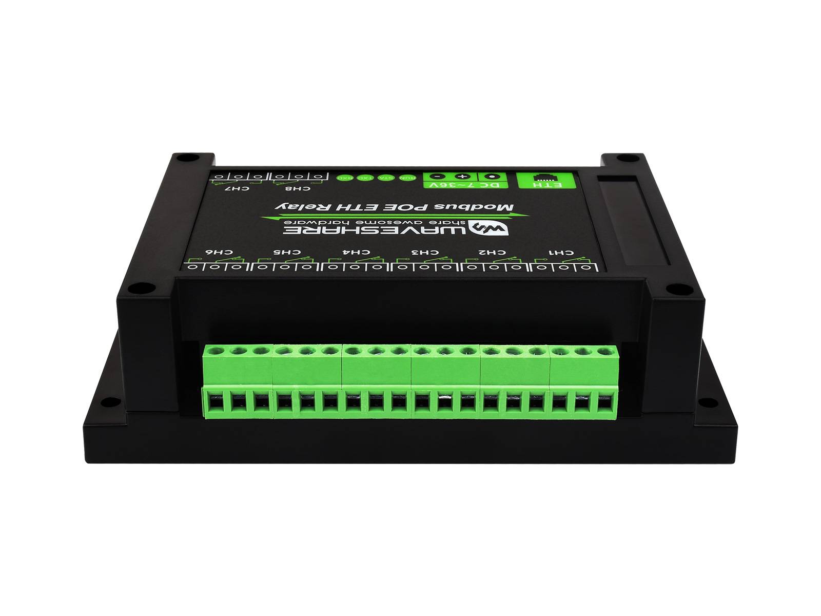 WaveShare 8CH PoE Ethernet Relay Module, Modbus RTU/Modbus TCP Protocol-2