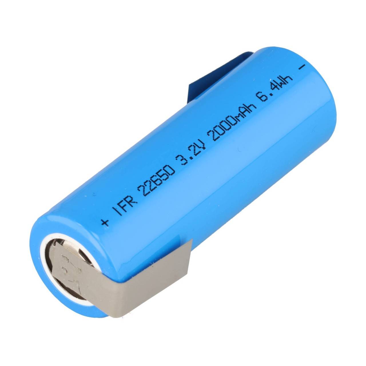 IFR22650 3,2Volt bis 3,3 Volt 2000mAh LiFePO4 Akku mit Lötfahne in Z-Form, 65 x 22,1mm-1