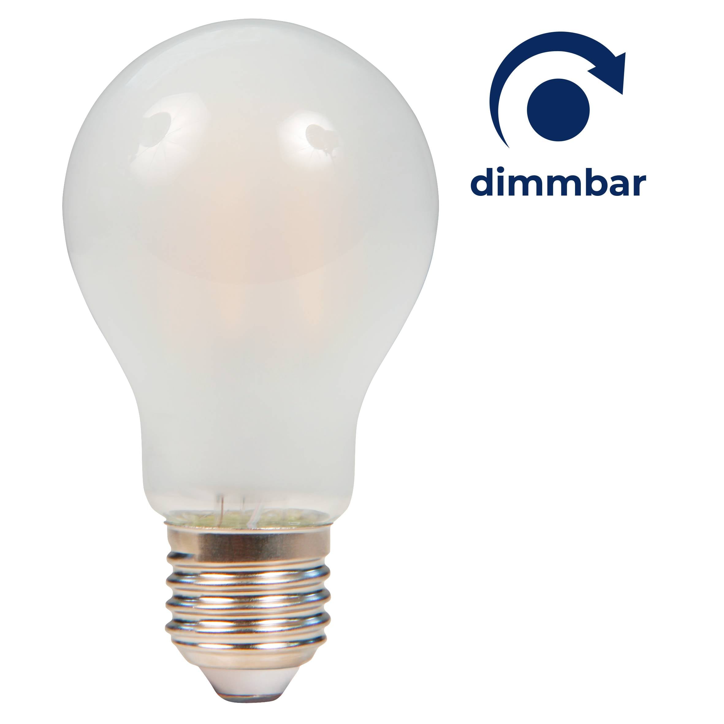 LED Filament Glühlampe McShine "Filed", E27, 7W, 820 lm, warmweiß, dimmbar, matt-0