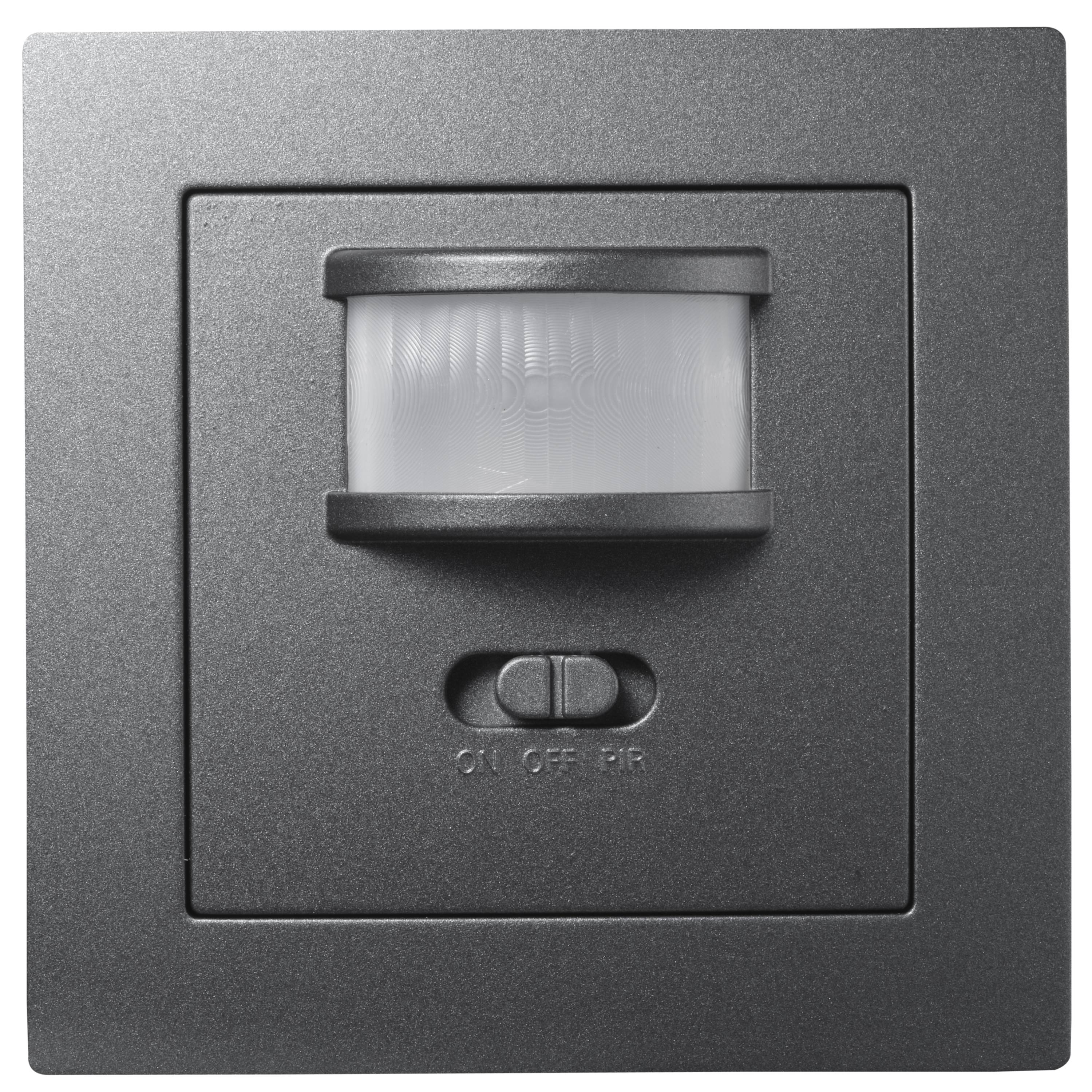 Unterputz IR Bewegungsmelder McPower "Flair" 160°, 750W, LED geeignet, anthrazit-0