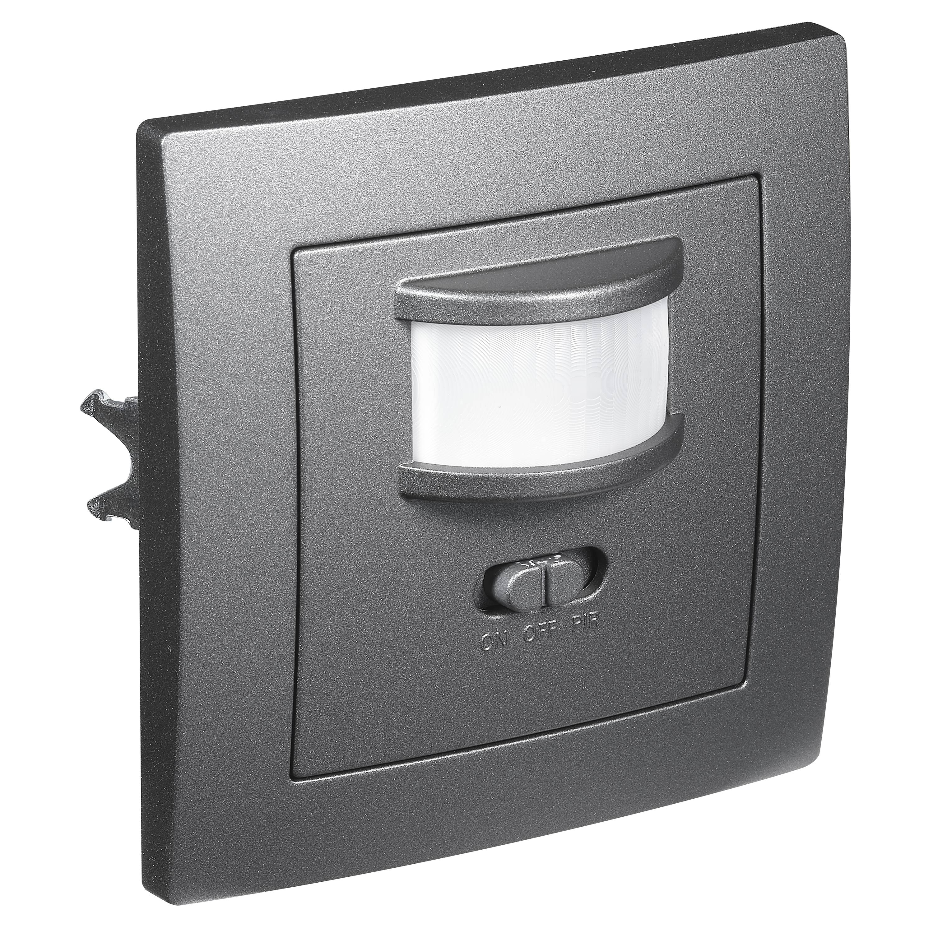 Unterputz IR Bewegungsmelder McPower "Flair" 160°, 750W, LED geeignet, anthrazit-1