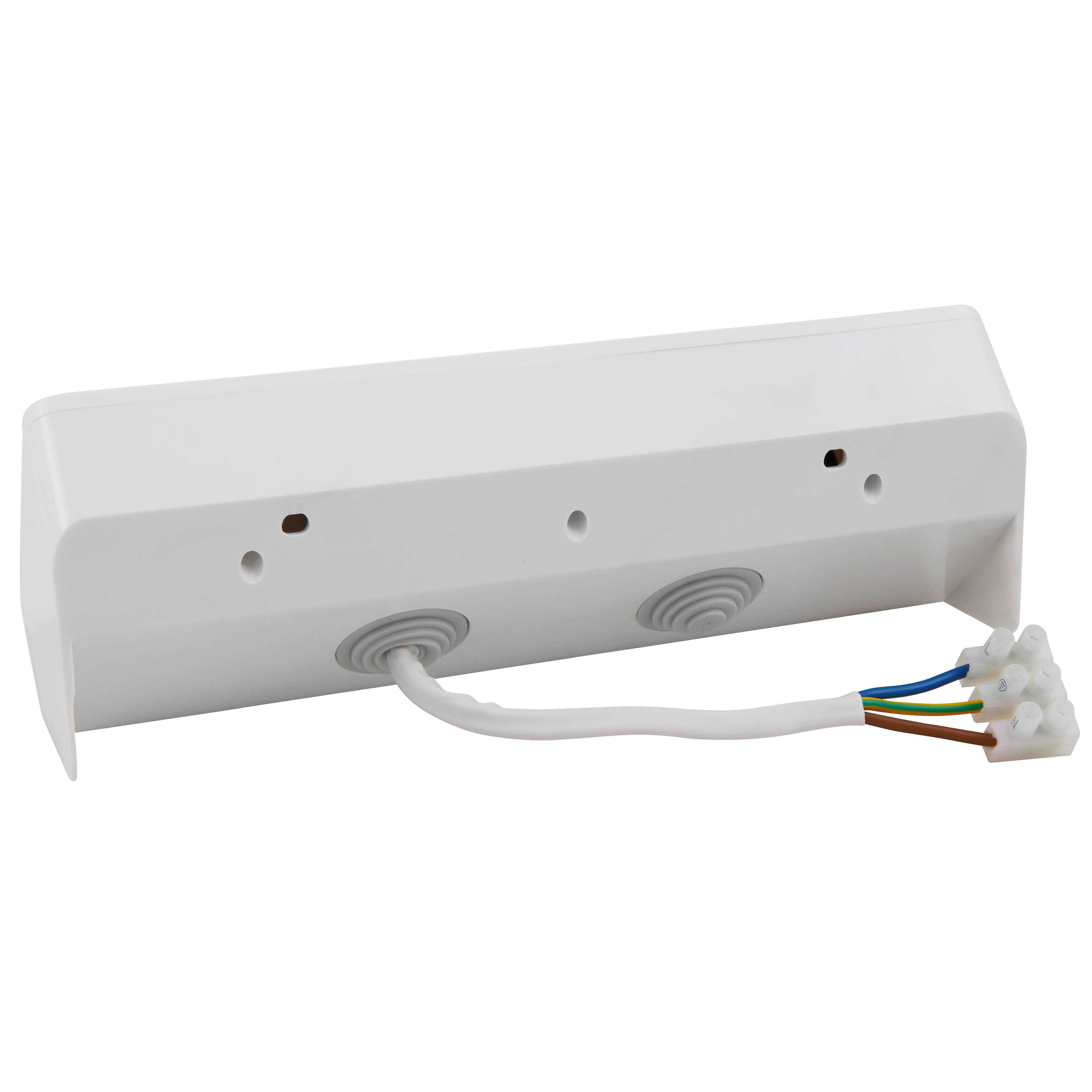 Steckdosenblock McPower "Cup" 250V~/16A, Aufbau, weiß, 3-fach Schutzkontakt-3