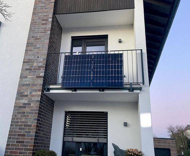 Halterung-Set für ein Solarpanele mit Aufständerung bis 40°-5