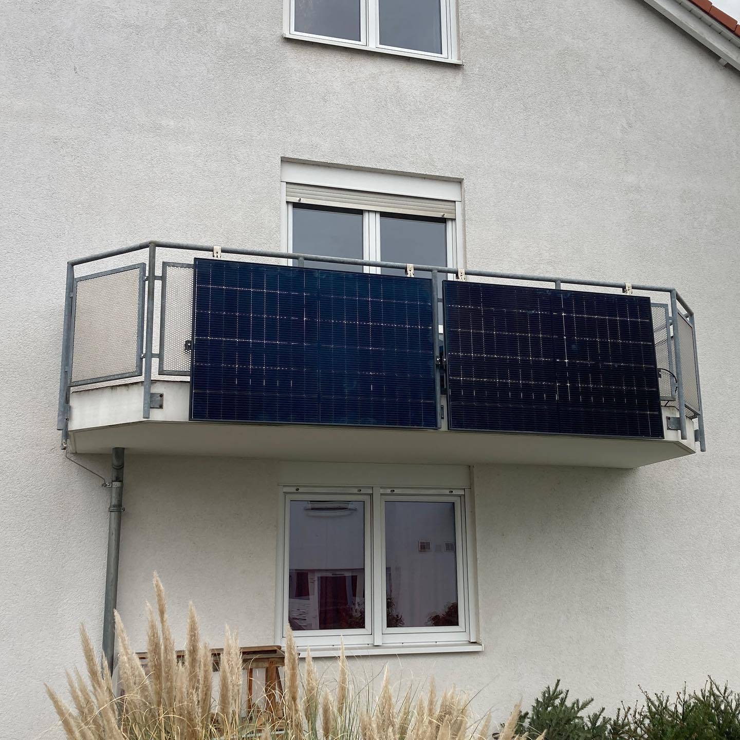 Halterung-Set für ein Solarpanele mit Aufständerung bis 40°-6