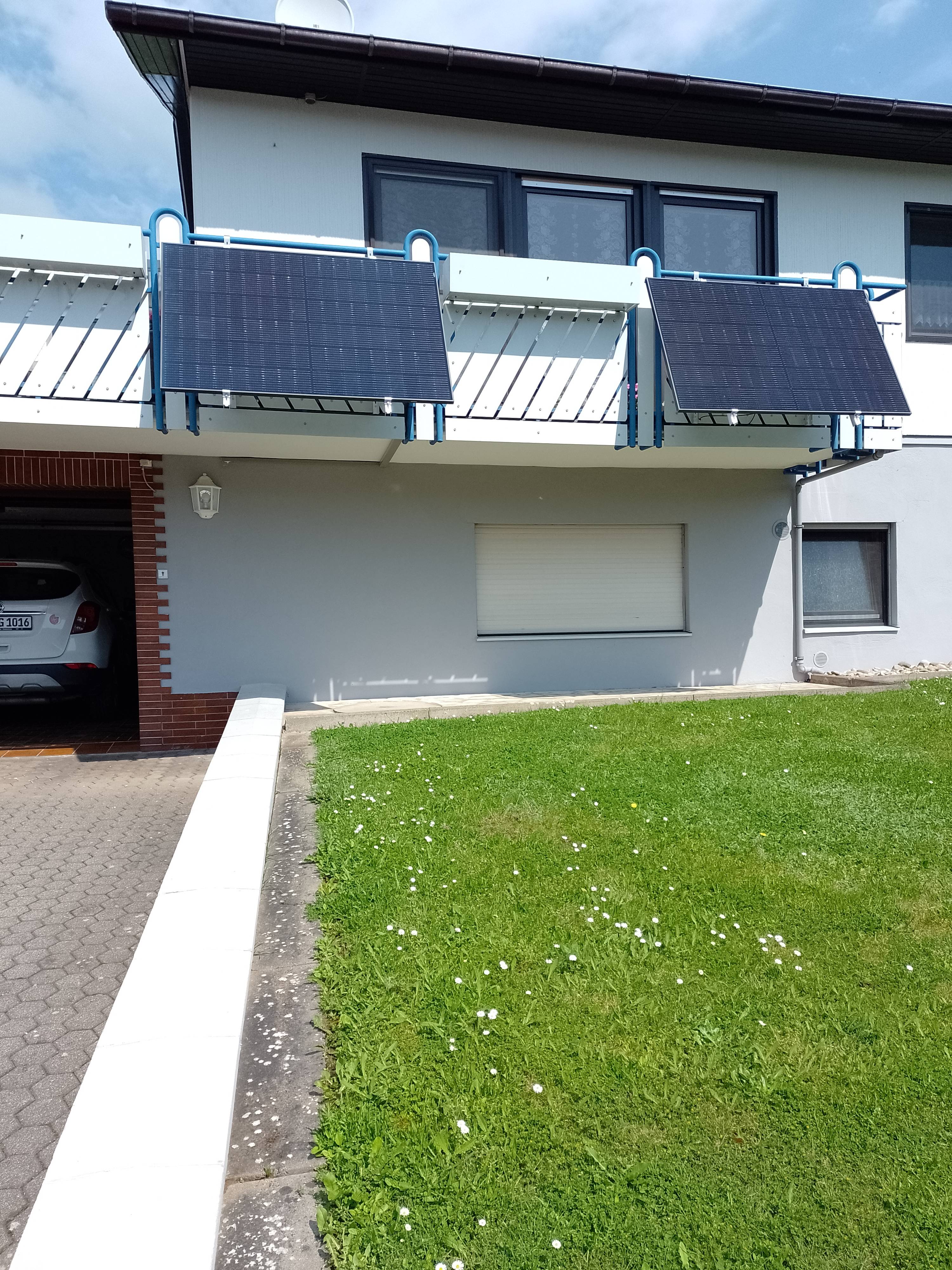 Halterung-Set für ein Solarpanele mit Aufständerung bis 40°-2