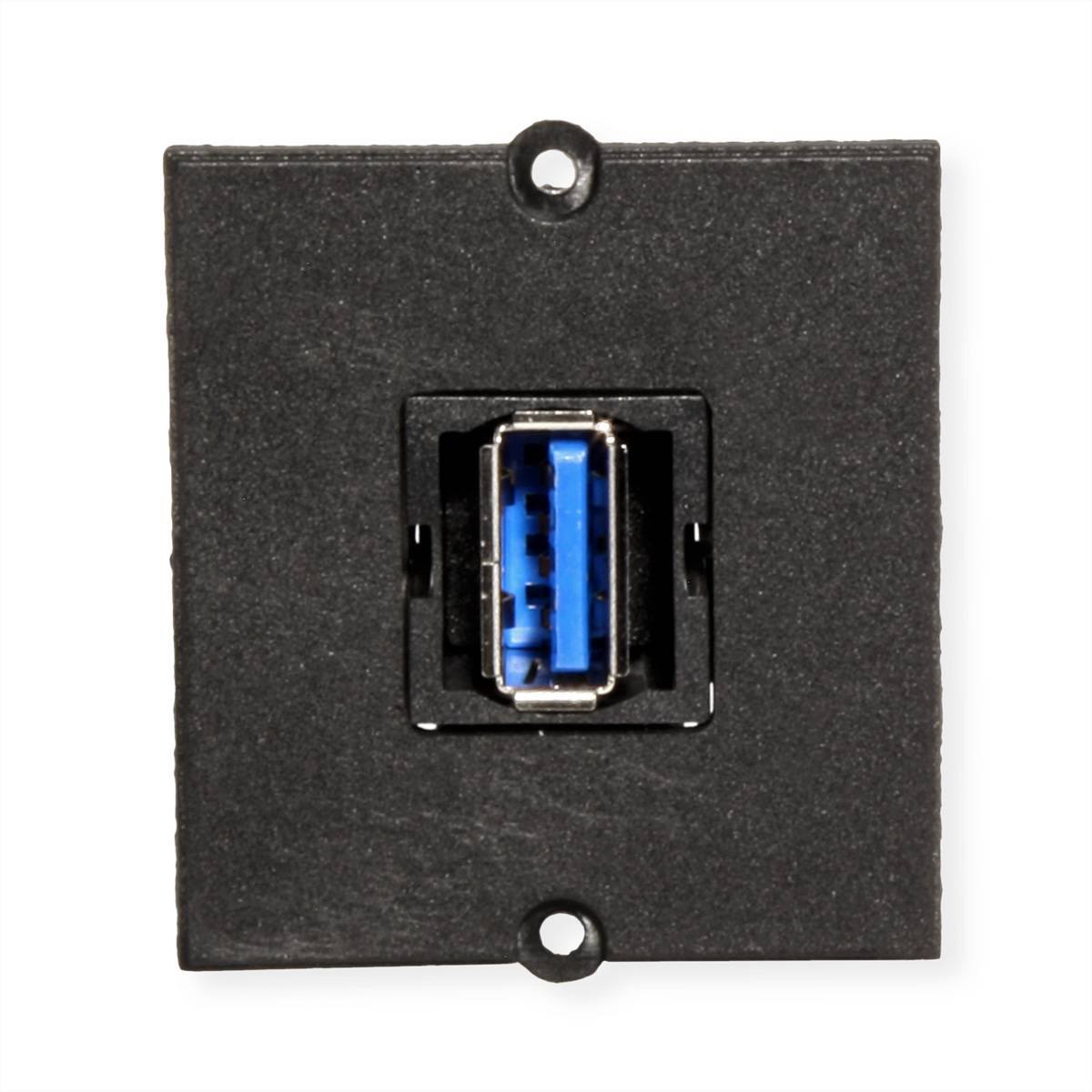 BACHMANN Rahmen 1xUSB 3.0, 90° Abgang seitlich-2