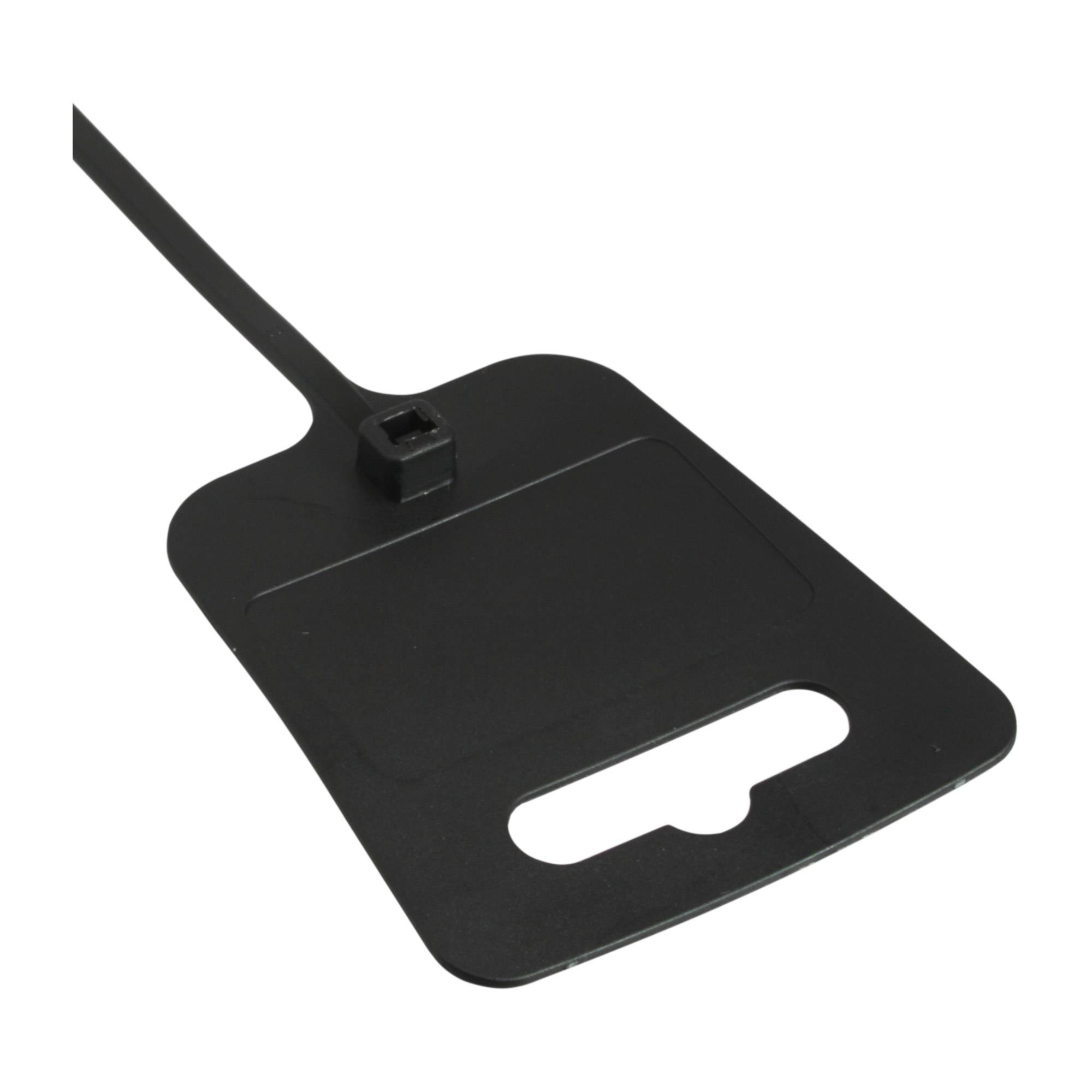 InLine® Kabelbinder mit Markierfeld und Eurolochung, Länge 200mm, Breite 5mm-0