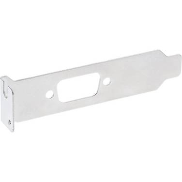 InLine® Slotblech, mit 9pol Sub D Aussparung, Low Profile