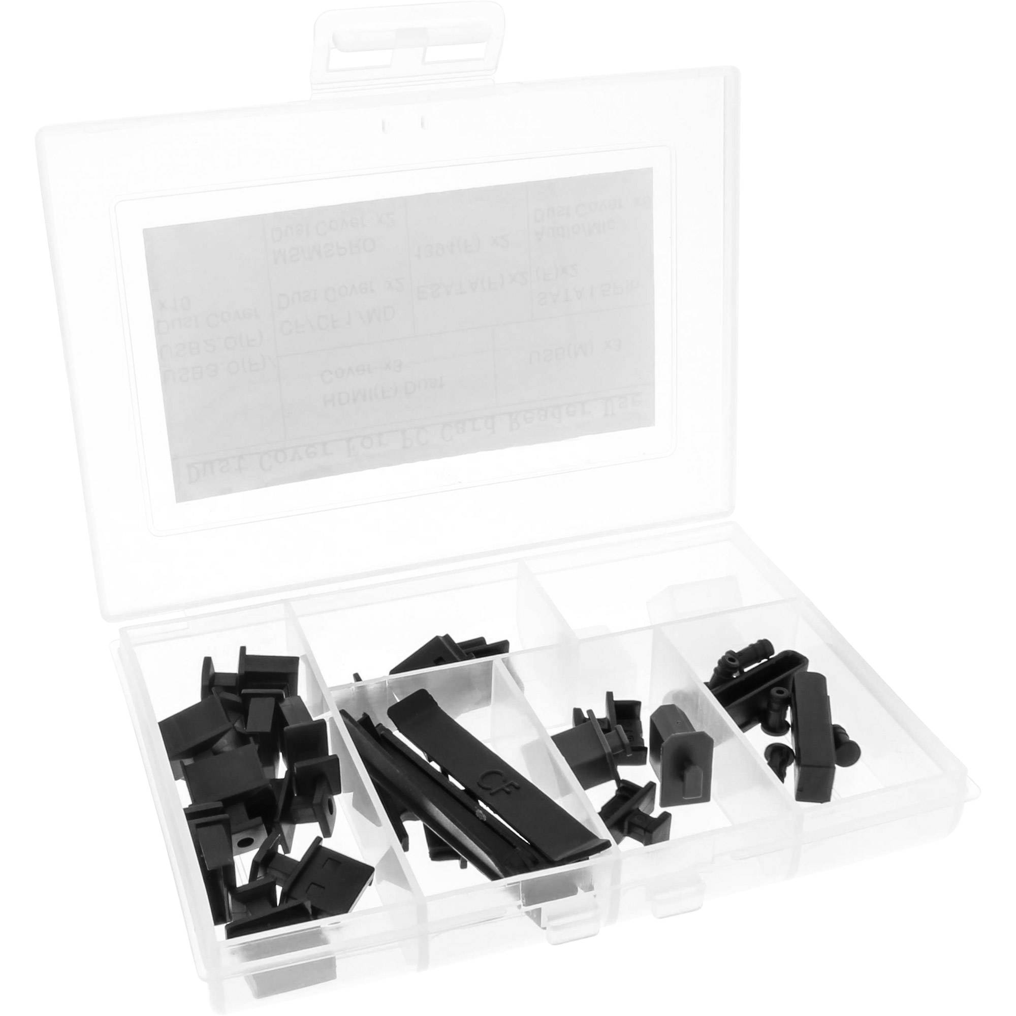 InLine® Staubschutz-Set, für Frontpanel und Cardreader, 30-teilig-0