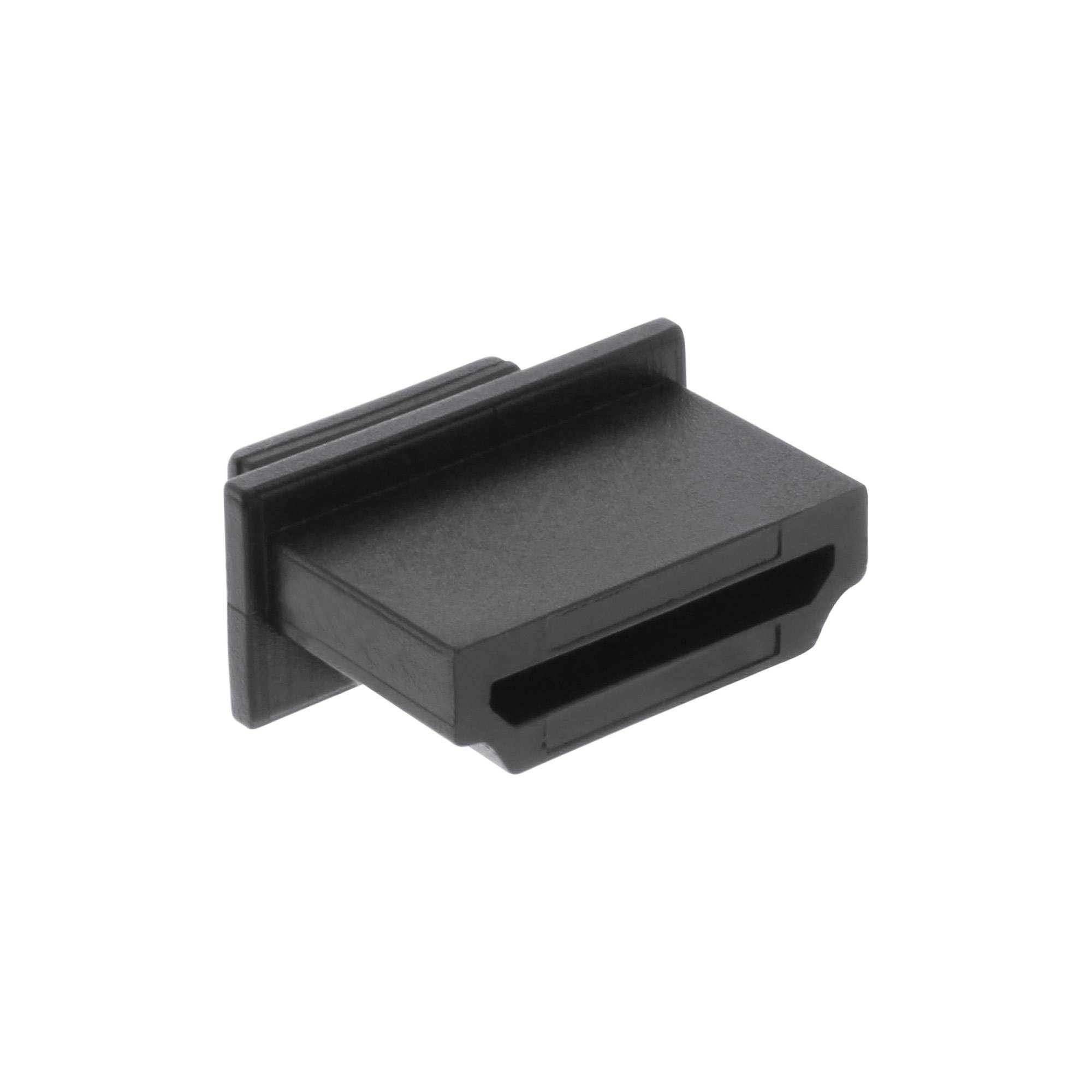 InLine® Staubschutz, für HDMI Buchse schwarz 10er Pack-0
