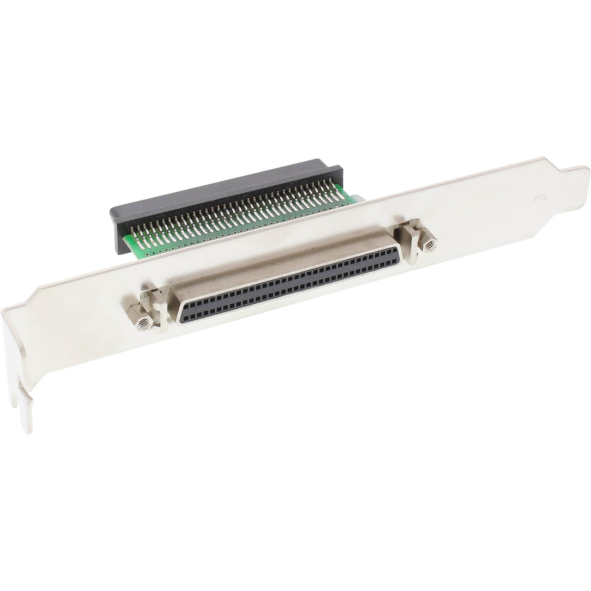 InLine® SCSI III U320 Slotblech, 68pol mini Sub D Buchse / Buchse, innen/außen-0