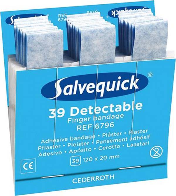 Salvequick Nachfüller 1x39 Pflaster, detektierbar - Artikel: 7310610067960