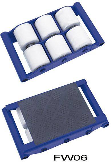 Transportroller 6 t TragkFW06 mit 6 Rollen Nylon-0
