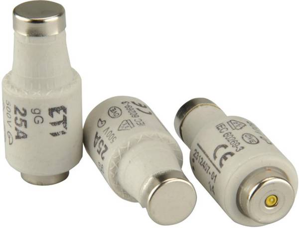 Diazed Sicherungspatrone DII 500V 16A E27 Pack a 5 Stück