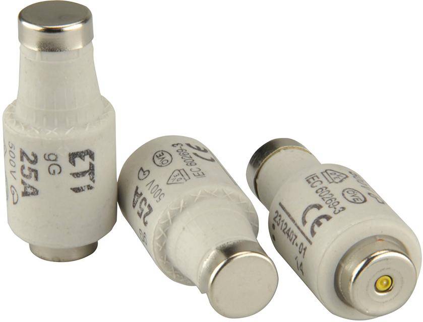 Diazed Sicherungspatrone DII 500V 10A E27 Pack a 5 Stück-0