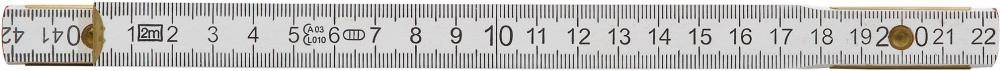 Gliedermaßstab Buche 2mx16mm - Artikel: 4332163773702-2