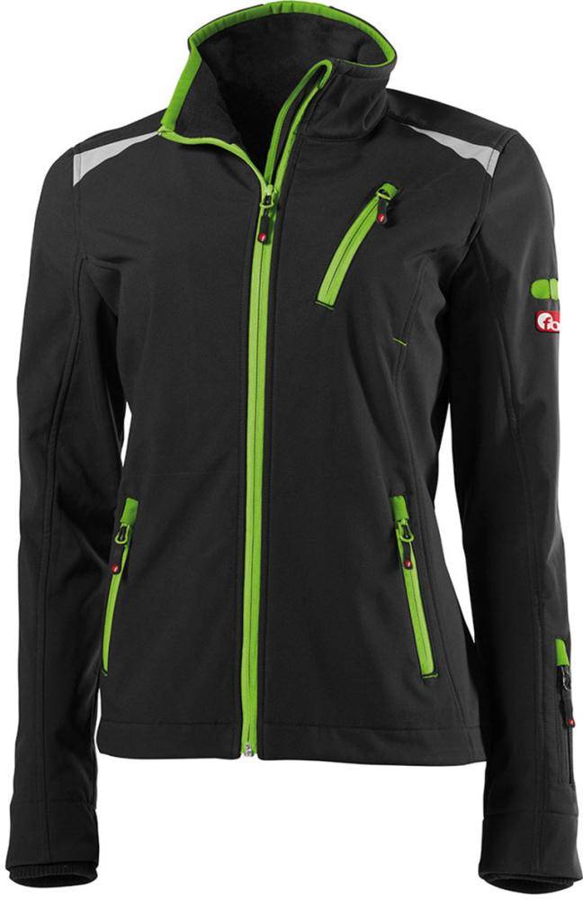 FORTIS Damenjacke 24 schwarz/limegrün Gr. 2XL-0