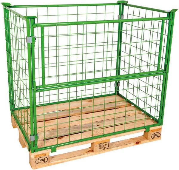 Gitteraufsatzrahmen 80cm RAL 6017 10x10