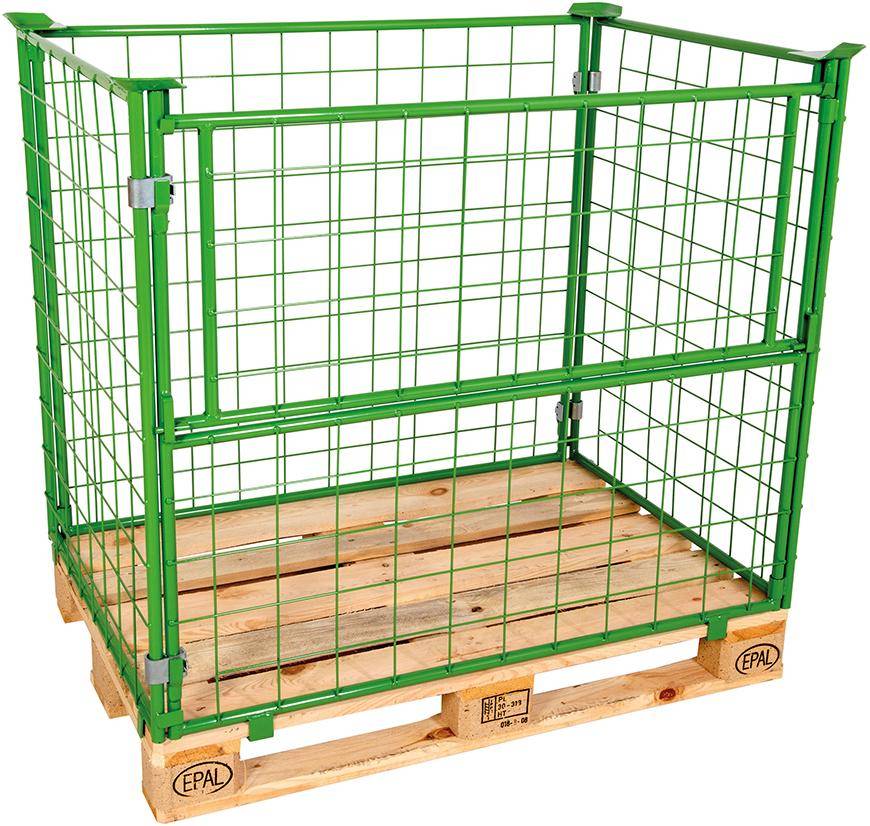 Gitteraufsatzrahmen 80cm RAL 6017 10x10-0