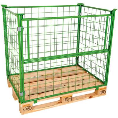 Gitteraufsatzrahmen 80cm RAL 6017 10x10-0