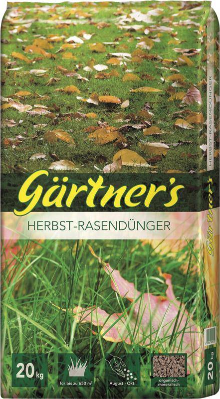 Herbst-Rasendünger 20kg Gärtners-0