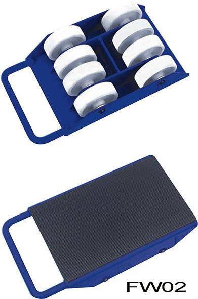 Transportroller 2 t TragkFW02 mit 8 Rollen Nylon-0