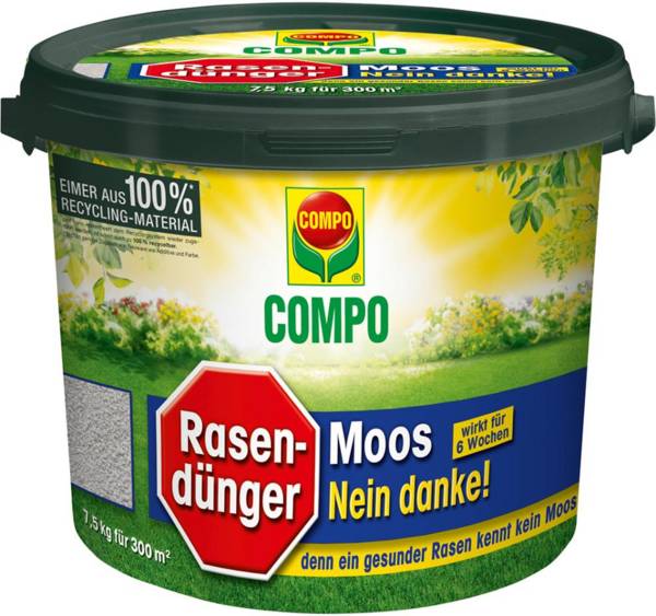 Rasendünger Moos - Nein danke 7,5kg Eimer