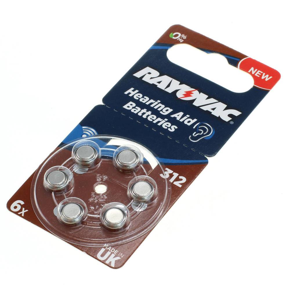 Rayovac Hörgerätebatterie Varta HA312, PR41, 4607, Acoustic Special max. 180mAh, 5000252003205, passend für Kind ZL3-3