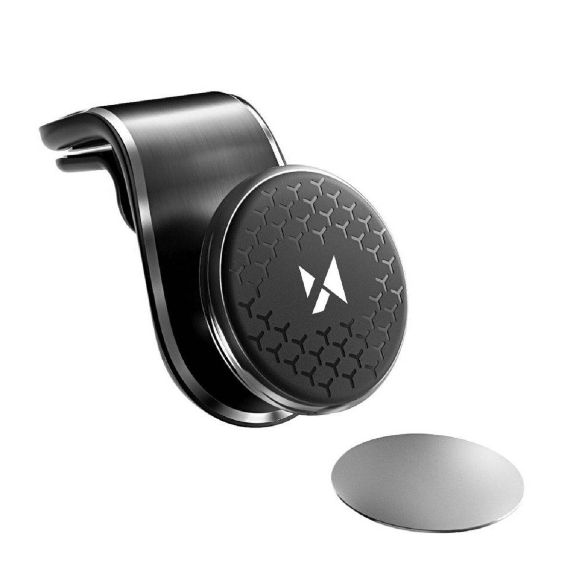 Wozinsky Magnethalterung für den Autogrill / Lüftungsgitter 360 Schwarz (WMH-03)-0