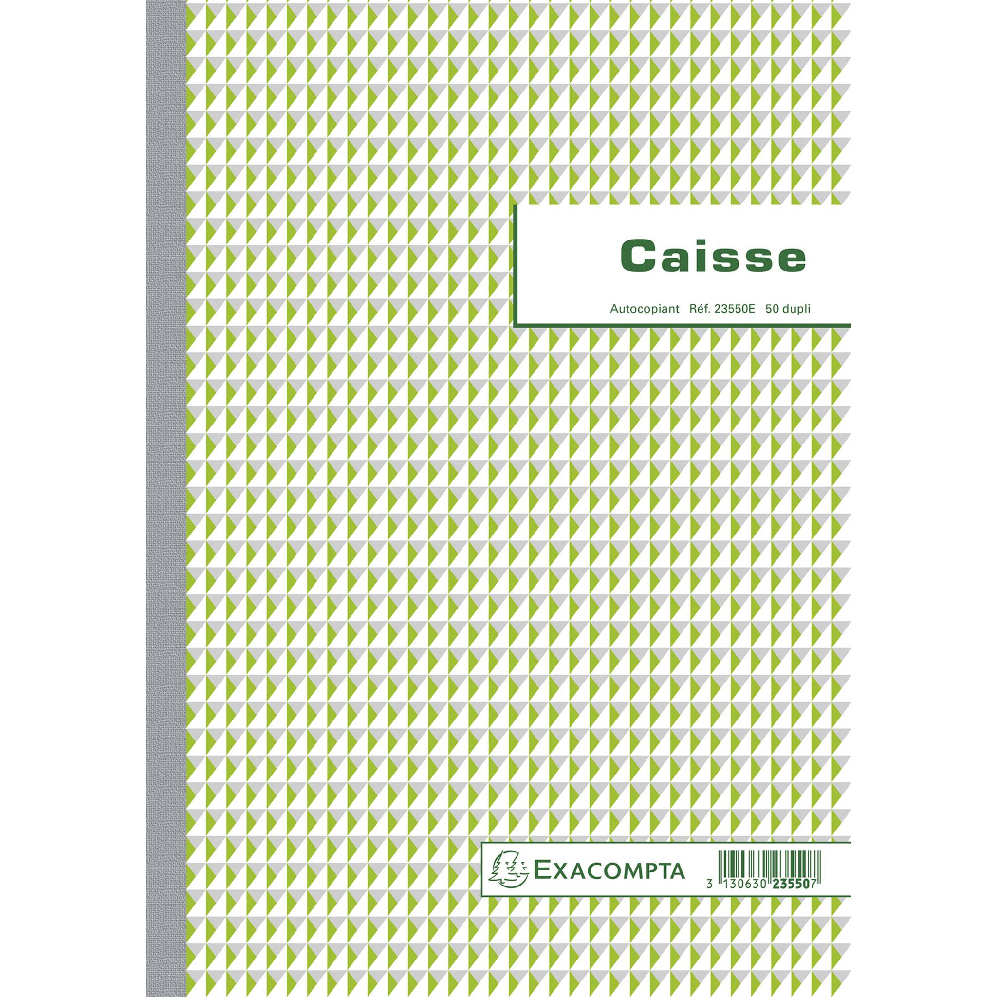 Exacompta 5x Kassenbuch A4 Einnahme-Ausgabe 50x2Bl - 23550E-0