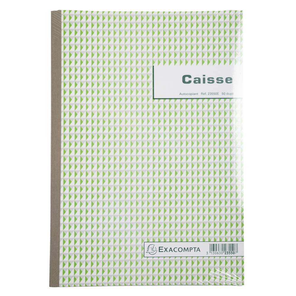 Exacompta 5x Kassenbuch A4 Einnahme-Ausgabe 50x2Bl - 23550E-1