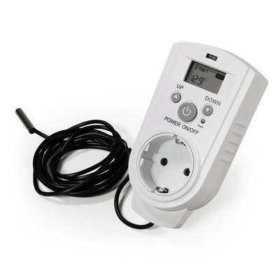 Steckdosen-Thermostat McPower TCU-540 5-30°C, Display, Kabel +  Außenfühler kaufen