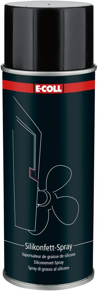 E-COLL Silikonfett-Spray reines Silikonfett temperaturbeständig +200°C 400ml Dose-0