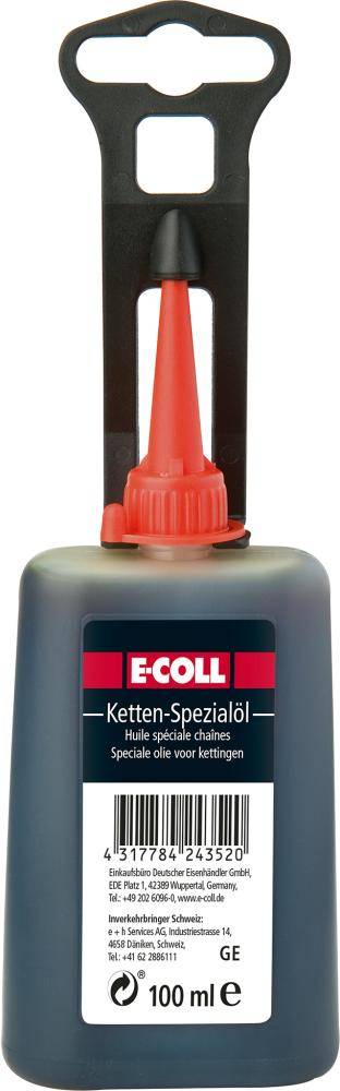 E-COLL Ketten-Spezialöl wasserabweisend gutes Kriechvermögen 100ml Flasche