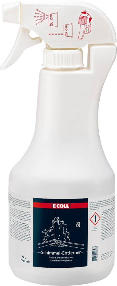 E-COLL Schimmelentferner chlorfrei silikonfrei 500ml Hand-Sprühflasche