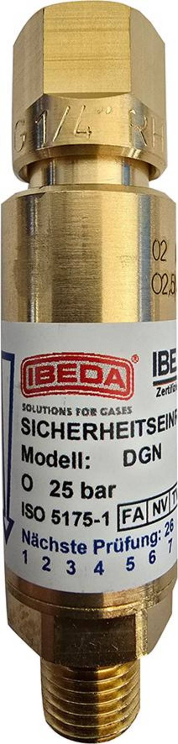 DGN Sicherheitseinrichtg.Brenn G 3/8 LH
