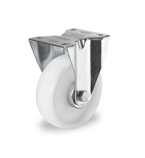 Rollensatz 2 Lenkrollen mit Feststeller + 2 Bockrollen 100 mm Polypropylen-3