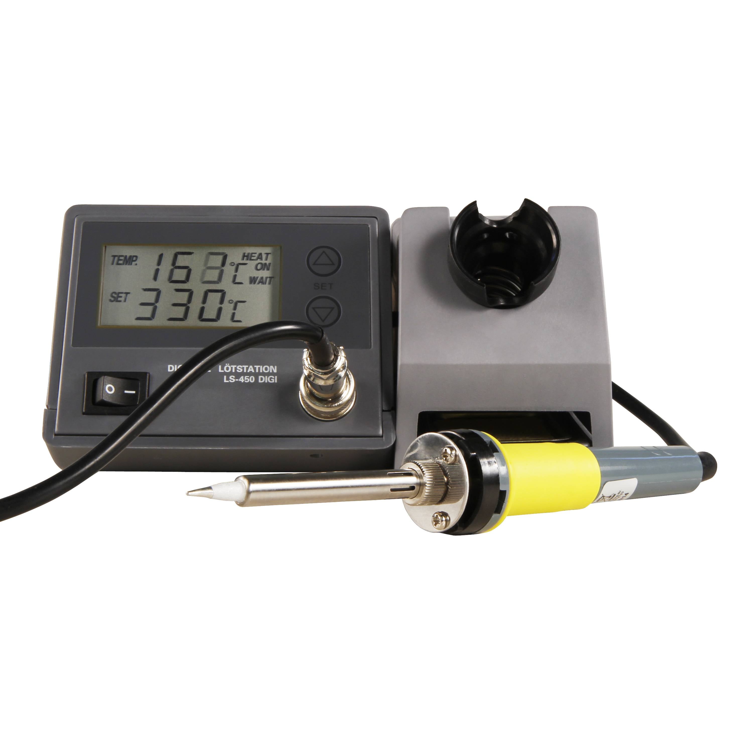 Digitale Lötstation McPower "LS-450 digi", 230V / 50 Hz, 48W-Lötkolben, grau-2