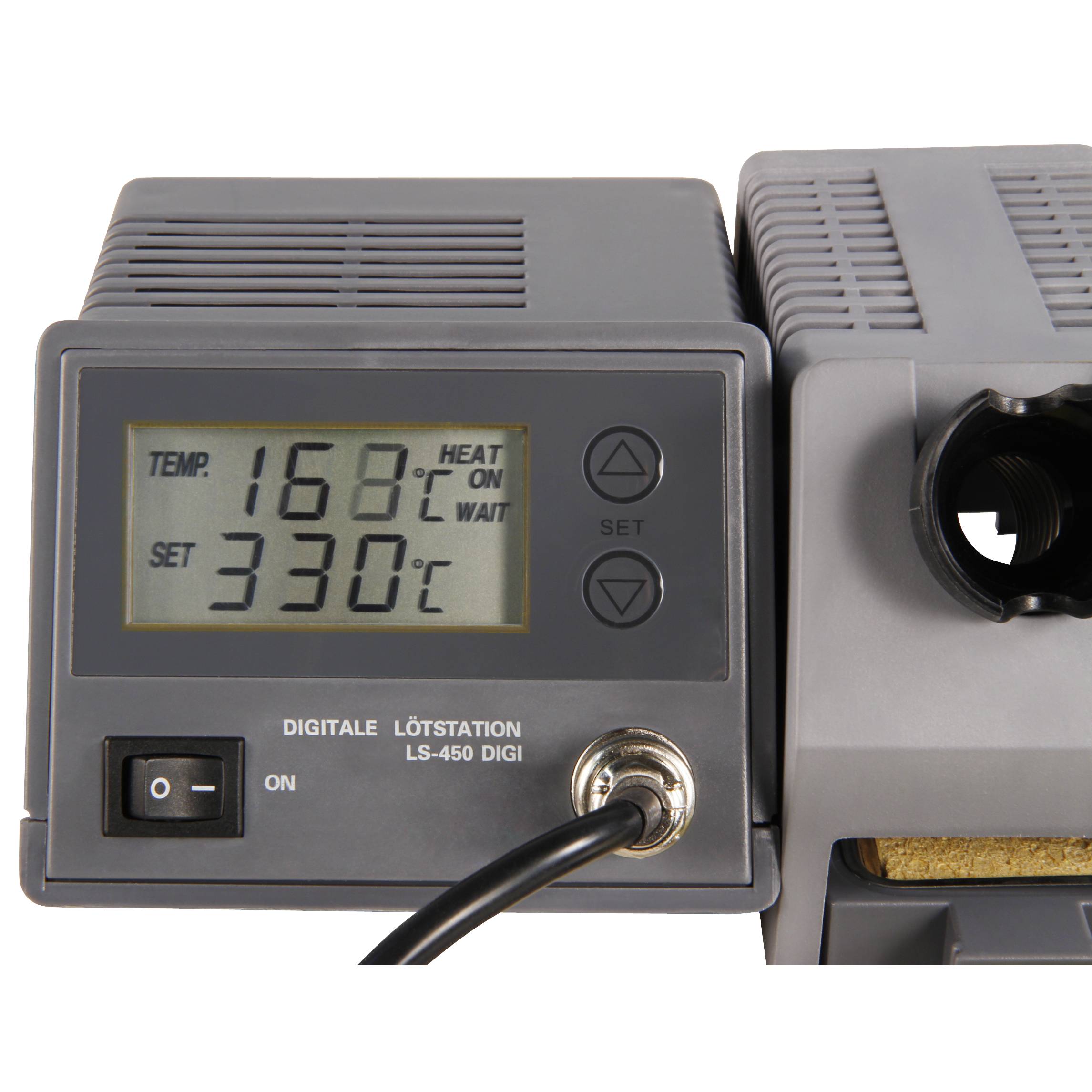 Digitale Lötstation McPower "LS-450 digi", 230V / 50 Hz, 48W-Lötkolben, grau-3