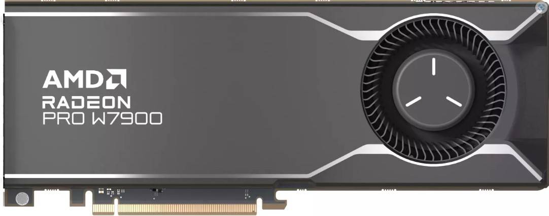 AMD Radeon PRO W7900 Grafikkarten AMD PCI-Express-1