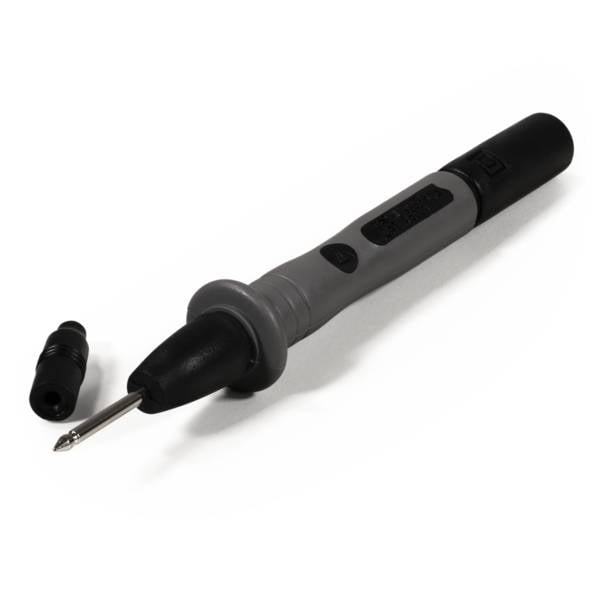 McPower Prüfspitze 4mm-Sicherheitskupplung, 2mm Spitze, CAT III, bis 1.000V, 10A, schwarz