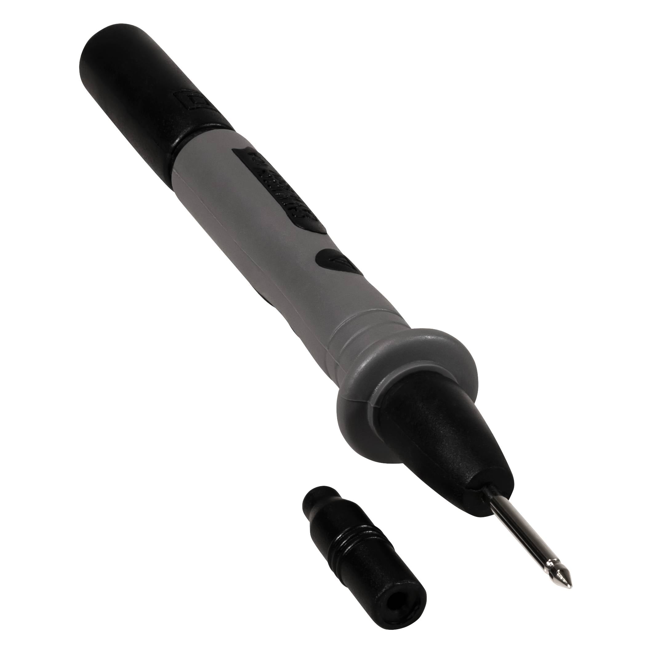 McPower Prüfspitze 4mm-Sicherheitskupplung, 2mm Spitze, CAT III, bis 1.000V, 10A, schwarz-1