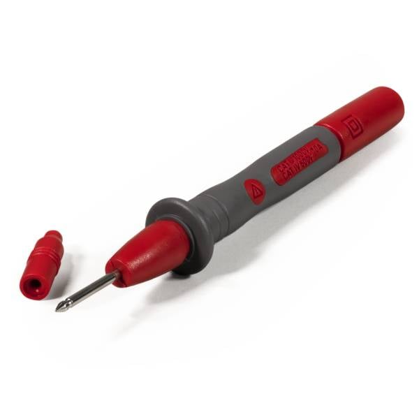 Präzisions-Prüfspitze mit 4mm-Sicherheitskupplung, rot