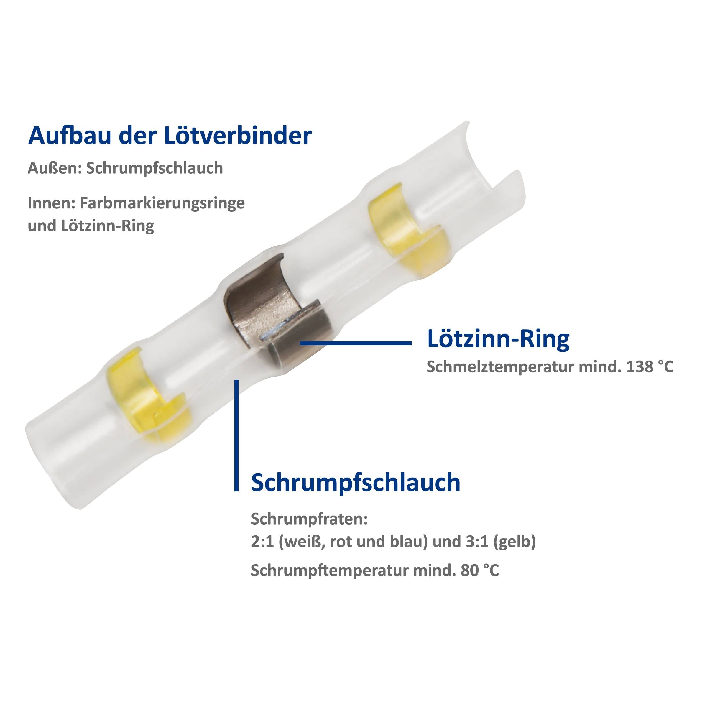 Lötverbinder-Set McPower, 100-teilig in Sortimentsbox-1