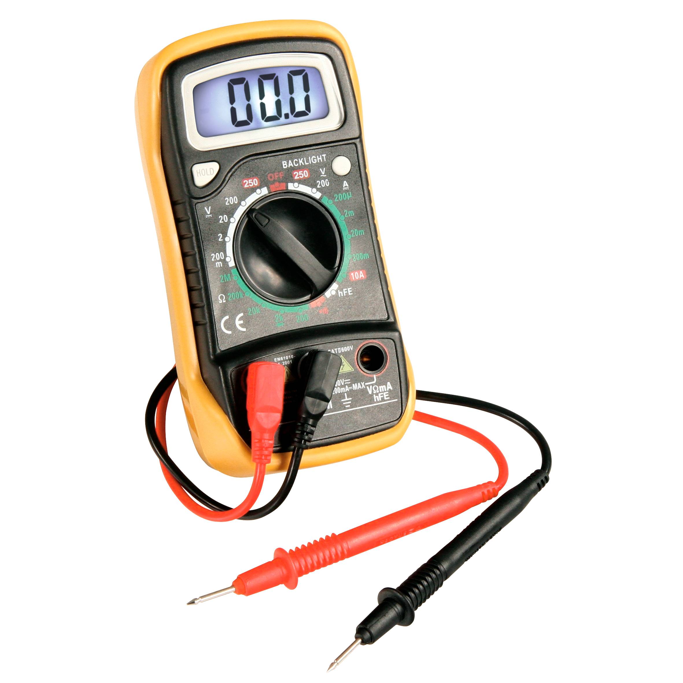 Digitalmultimeter McPower "M-730L", DataHold-Funktion, Beleuchtung-1
