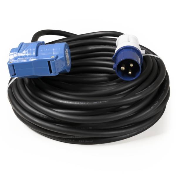 McPower - CEE-Verlängerungskabel 25m H07RNG 3G2,5, IP44