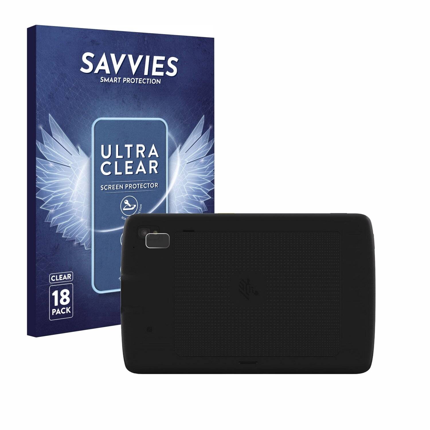 18x Savvies SU75 Displayschutzfolie für Zebra ET45 10.1 (NUR-0