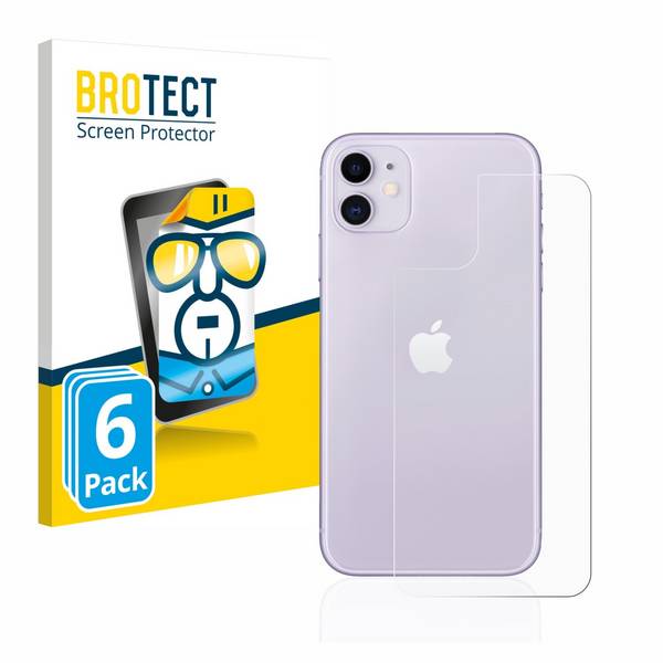 6x BROTECT HD-Clear Displayschutzfolie für Apple iPhone 11