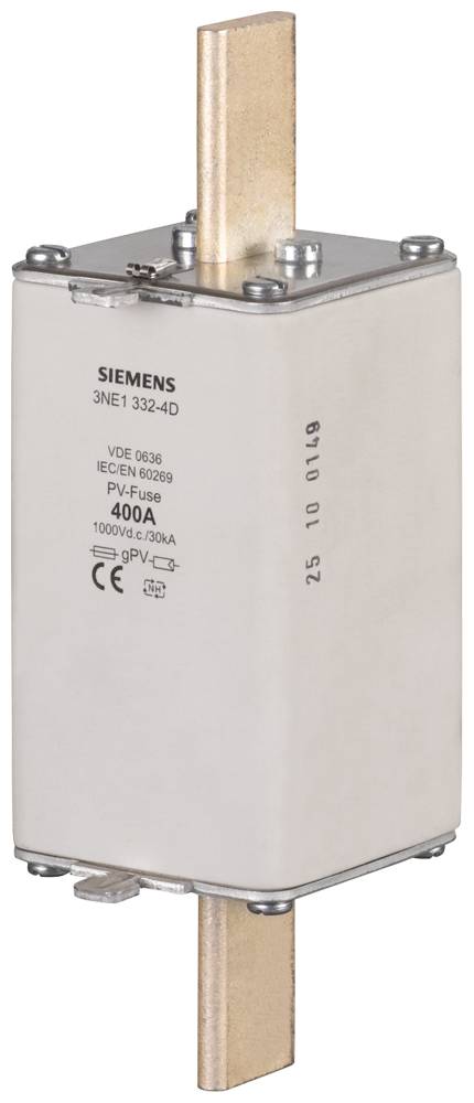 PV-Sicherungseinsatz, mit Messerkontakten, NH3L, In: 630 A, gPV, Un DC: 1000 V, Stirnkennmelder
